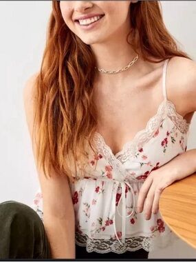 American Eagle Baby Doll Camisole Tank Top Small NWT